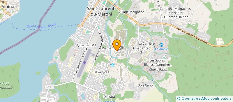 localisation de l'entreprise MADAME RIVALNA ATCHALISO à SAINT-LAURENT-DU-MARONI