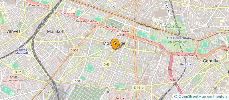 localisation de l'entreprise MADAME RIVKA AMOYELLE à MONTROUGE