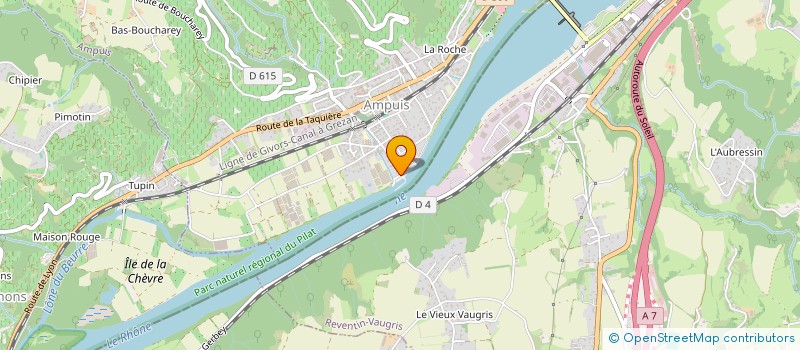 localisation de l'entreprise MADAME RIVOIRE GARRIVIER  AMPUIS