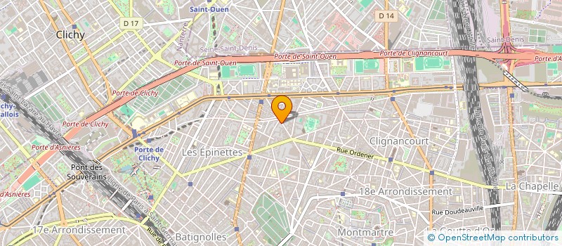 localisation de l'entreprise MADAME RIWA EL BOUJEMI  PARIS