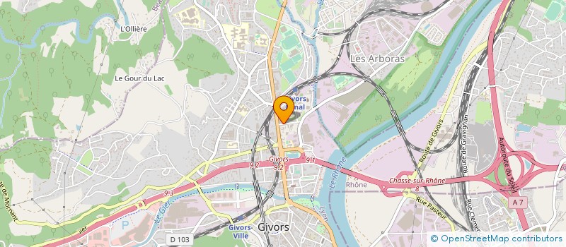 localisation de l'entreprise MADAME RIWADI SAID SOILIHI à GIVORS