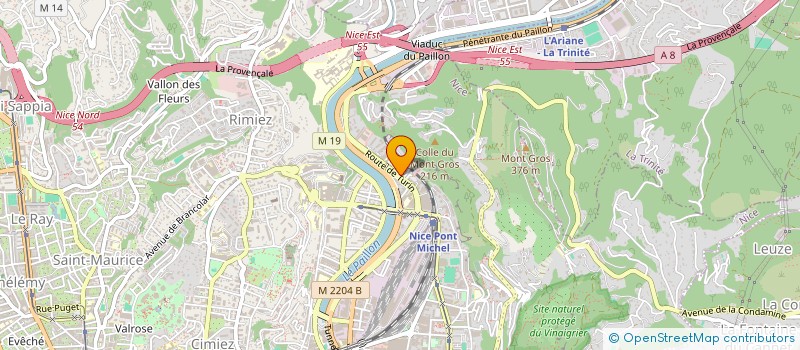 localisation de l'entreprise MADAME RIZELANE CHIKHAOUI à NICE