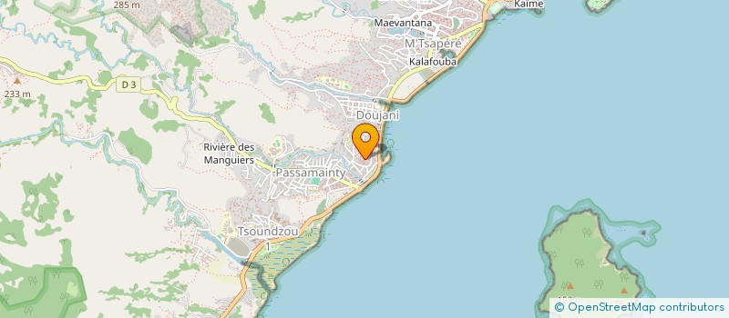 localisation de l'entreprise MADAME RIZIKI ALI  MAMOUDZOU