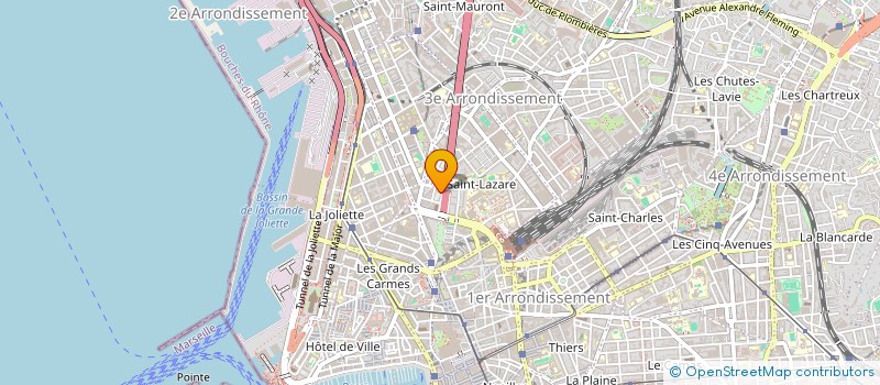 localisation de l'entreprise MADAME RIZIKI MOINDJIE à MARSEILLE 3EME