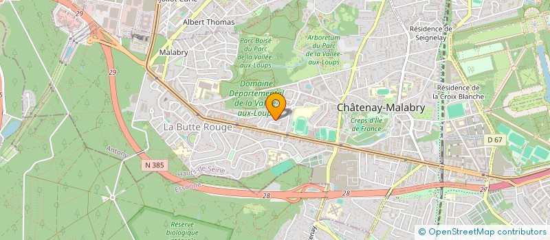 localisation de l'entreprise MADAME RIZLAINE FAKRROUCHI  CHATENAY-MALABRY