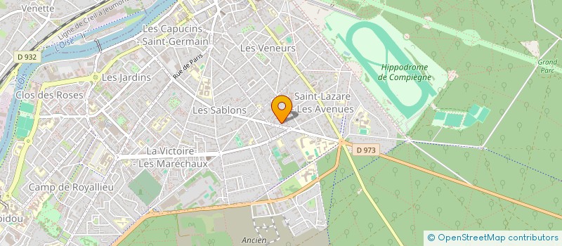 localisation de l'entreprise MADAME RIZLANE BENSAID à COMPIEGNE