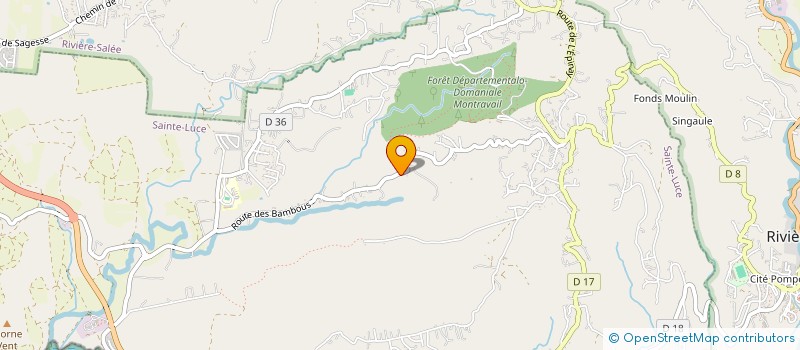 localisation de l'entreprise MADAME RIZLENE AOUADA  SAINTE-LUCE