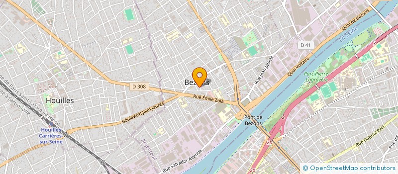 localisation de l'entreprise MADAME RKIA OUAHIM à BEZONS