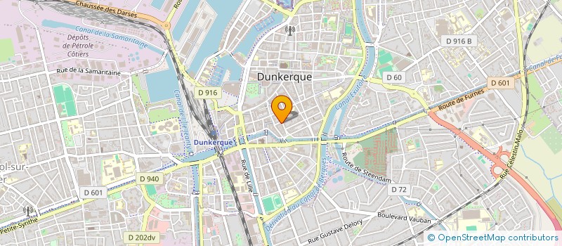 localisation de l'entreprise MADAME RKIA OUBOUHA à DUNKERQUE