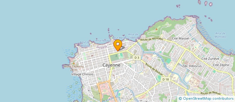 localisation de l'entreprise MADAME ROBBIE REMY  CAYENNE