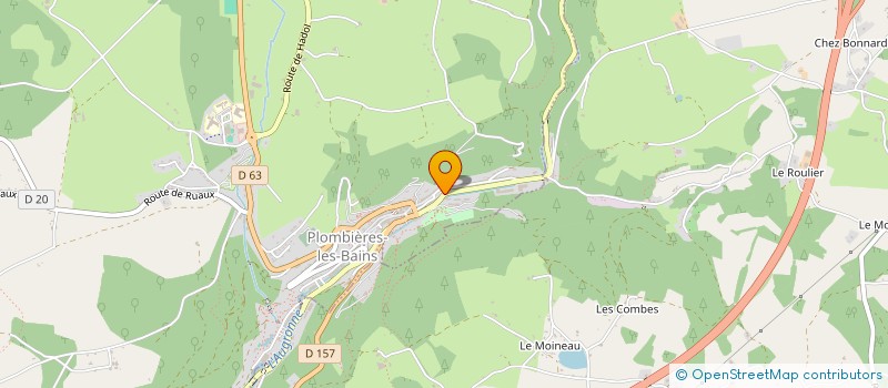 localisation de l'entreprise MADAME ROBERT FULCONIS  PLOMBIERES-LES-BAINS