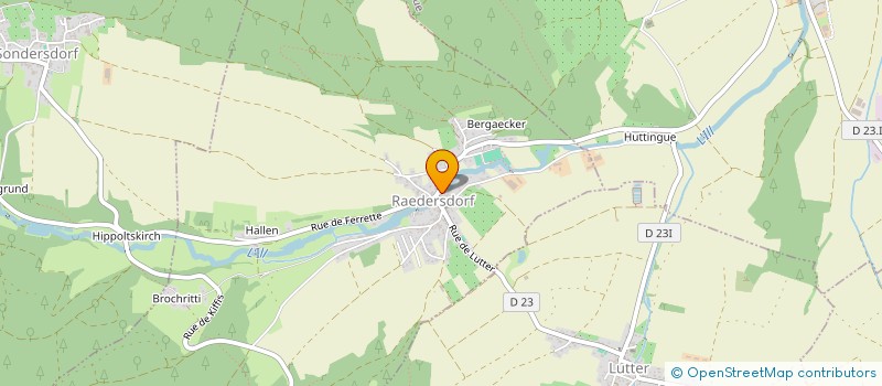 localisation de l'entreprise MADAME ROBERT SCHMIDLIN  RAEDERSDORF