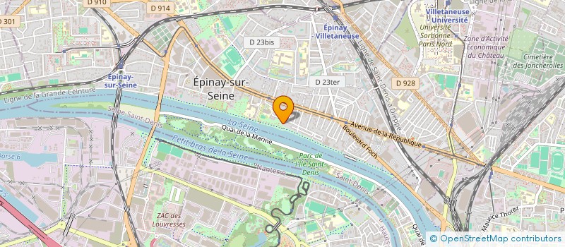 localisation de l'entreprise MADAME ROBERTA ALBALATE à EPINAY-SUR-SEINE