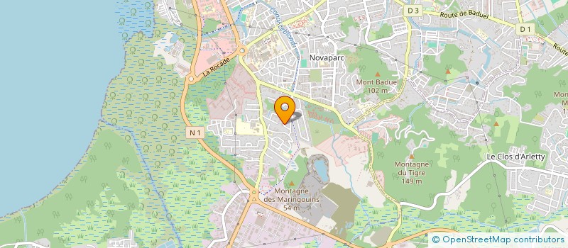 localisation de l'entreprise MADAME ROBERTA COSTA DA SILVA  CAYENNE