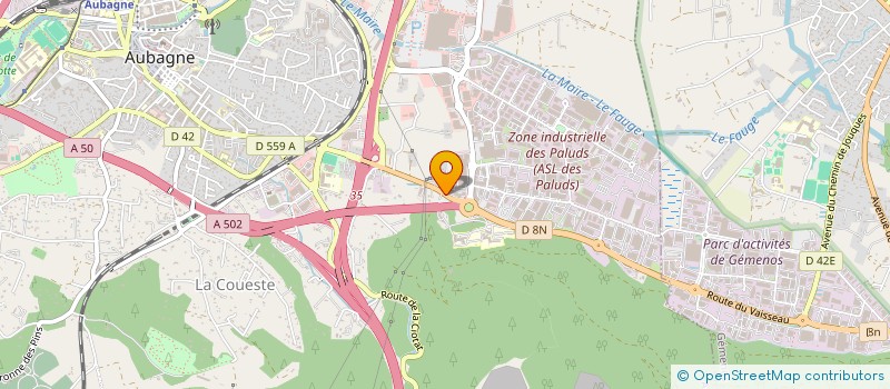 localisation de l'entreprise MADAME ROBERTA DE OLIVEIRA MARTINS à AUBAGNE