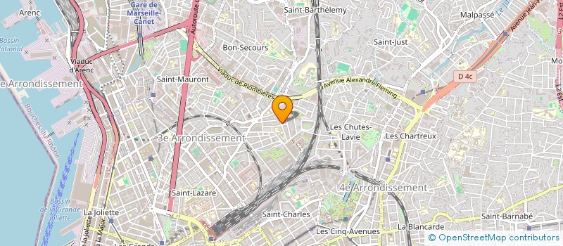 localisation de l'entreprise MADAME ROBERTA GIULIO à MARSEILLE