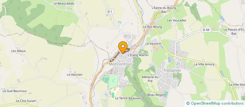 localisation de l'entreprise MADAME ROBERTA NERI à MONCONTOUR