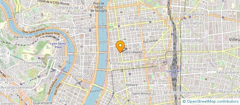 localisation de l'entreprise MADAME ROBERTA VOLPI à LYON