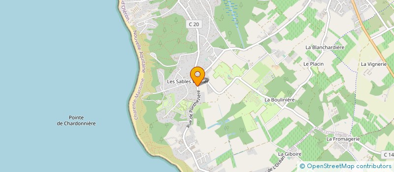 localisation de l'entreprise MADAME ROBERTE DOUAUD à SAINT-GEORGES-D'OLERON