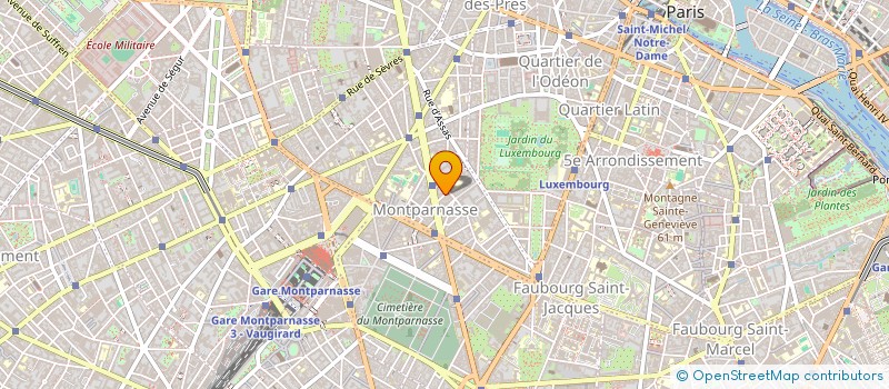 localisation de l'entreprise MADAME ROBERTE DU CHASTAINGT  PARIS