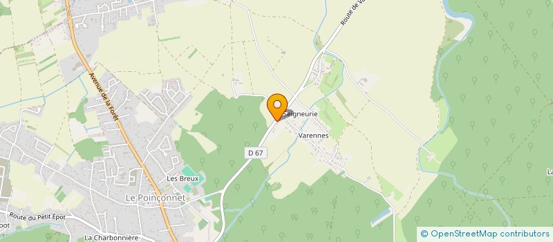localisation de l'entreprise MADAME ROBERTE RABOT à LE POINCONNET