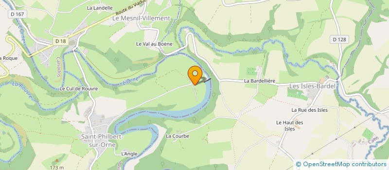localisation de l'entreprise MADAME ROBERTE RIBARD à SAINT-PHILBERT-SUR-ORNE