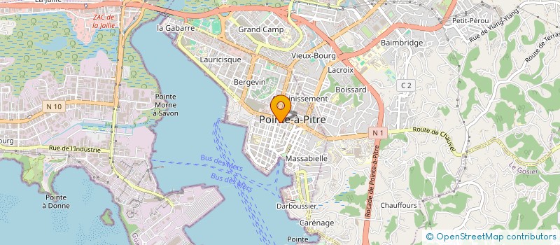 localisation de l'entreprise MADAME ROBERTE SEGOR  POINTE A PITRE