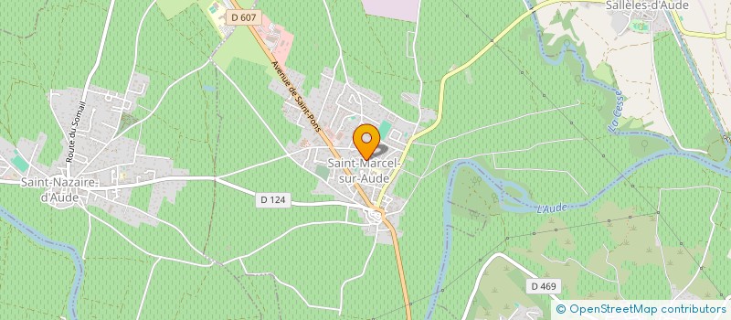 localisation de l'entreprise MADAME ROBERTE SOLE  SAINT-MARCEL-SUR-AUDE