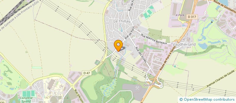 localisation de l'entreprise MADAME ROBILLA MIAN  LE THILLAY