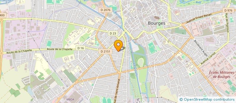 localisation de l'entreprise MADAME ROBIN DURAND  BOURGES