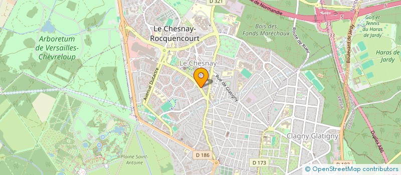 localisation de l'entreprise MADAME ROCHNA ZAKI  LE CHESNAY-ROCQUENCOURT