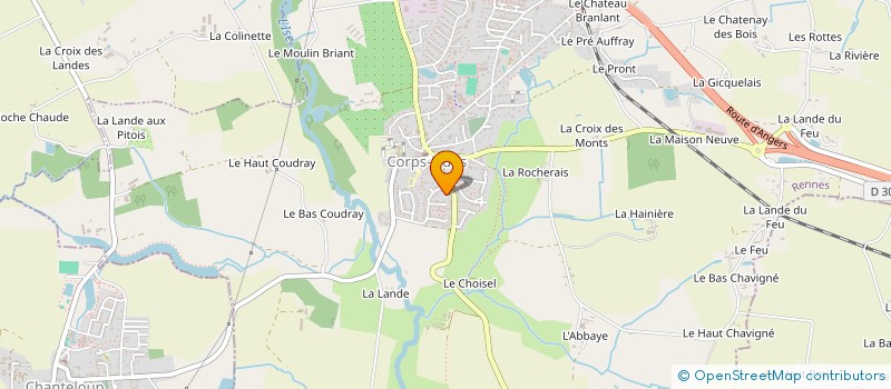 localisation de l'entreprise MADAME ROCIO ARAYA GUTIERREZ à CORPS-NUDS