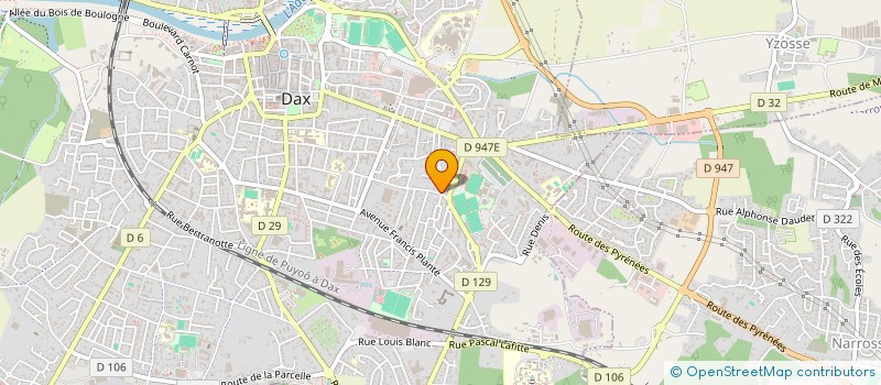 localisation de l'entreprise MADAME ROCIO MONTBLANC GINES  DAX