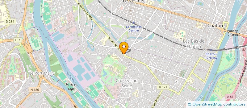 localisation de l'entreprise MADAME RODERICK BEESLEL  LE VESINET