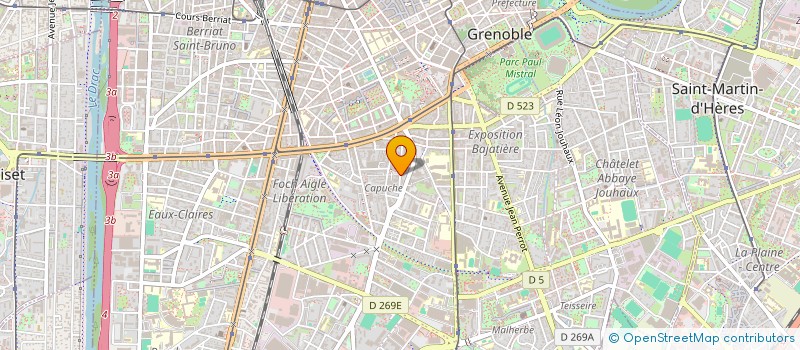 localisation de l'entreprise MADAME RODICA ABALUTA à GRENOBLE