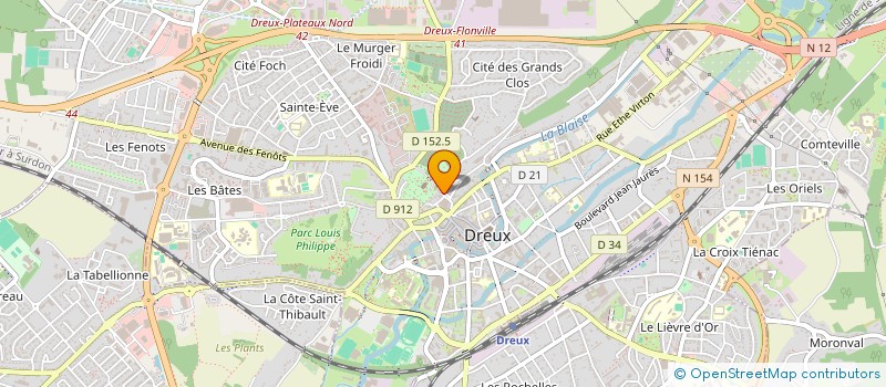 localisation de l'entreprise MADAME RODICA BAZGAN à DREUX