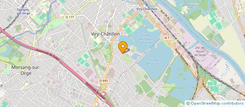 localisation de l'entreprise MADAME RODICA BEICU à VIRY-CHATILLON