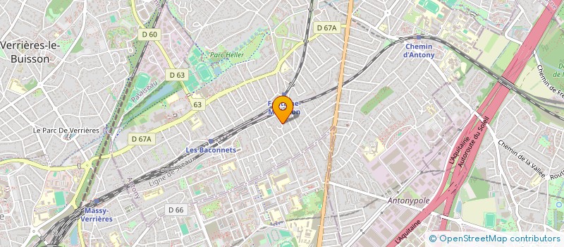 localisation de l'entreprise MADAME RODICA CONDRATIUC  ANTONY