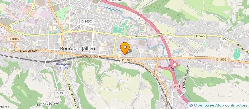 localisation de l'entreprise MADAME RODICA CONSTANTIN  BOURGOIN-JALLIEU