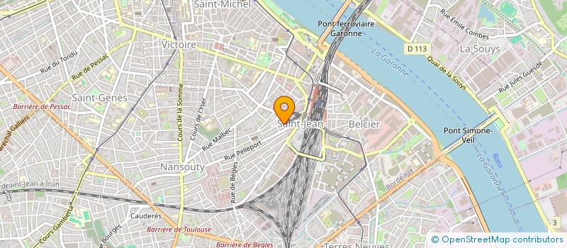 localisation de l'entreprise MADAME RODICA DOBRILA  BORDEAUX