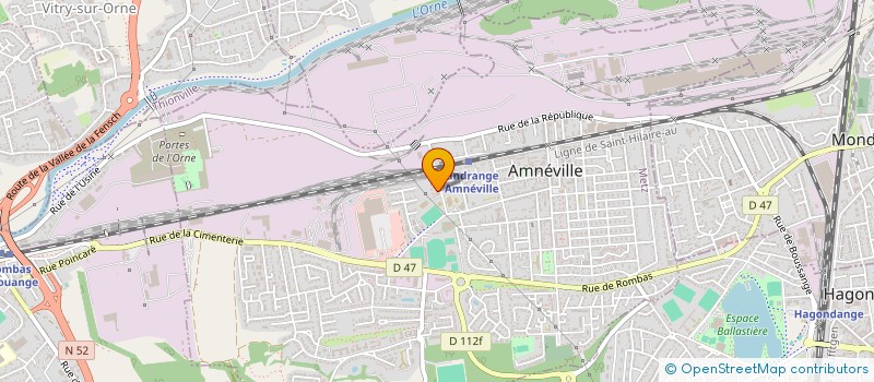 localisation de l'entreprise MADAME RODICA DRAGHINCESCU  AMNEVILLE