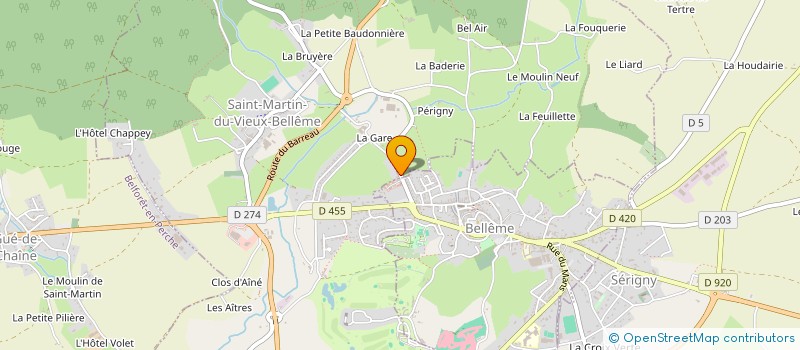 localisation de l'entreprise MADAME RODICA GUZUN à SAINT-MARTIN-DU-VIEUX-BELLEME