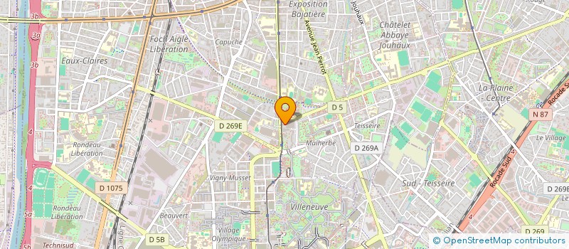 localisation de l'entreprise MADAME RODICA LINGURAR  GRENOBLE