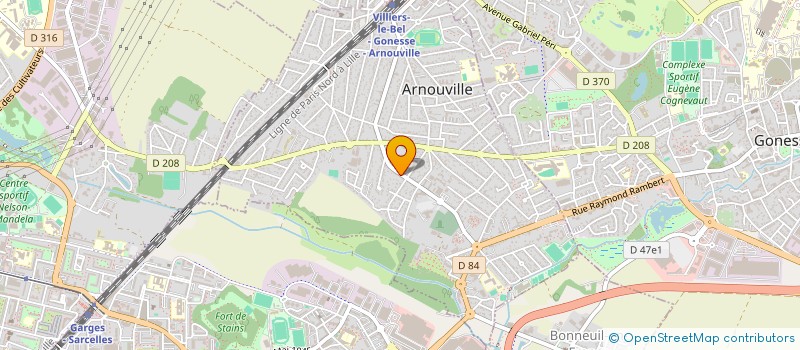 localisation de l'entreprise MADAME RODICA SOLTAN à ARNOUVILLE