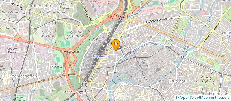 localisation de l'entreprise MADAME RODICA STAN  STRASBOURG