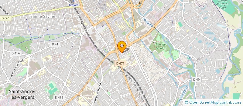 localisation de l'entreprise MADAME RODICA UNGUREANU à TROYES