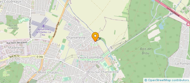 localisation de l'entreprise MADAME RODOLPHE CHAMNOE  CHELLES