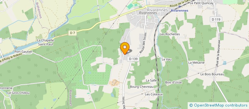 localisation de l'entreprise MADAME RODOLPHE TRANCHARD  RIVARENNES