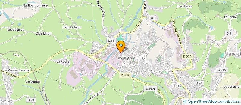 localisation de l'entreprise MADAME ROFAIDA HADJAB  THIZY-LES-BOURGS