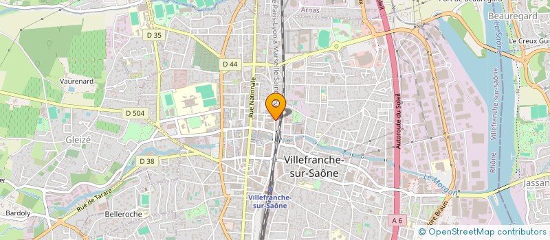 localisation de l'entreprise MADAME ROFAYDA EDDAHMANI  VILLEFRANCHE-SUR-SAONE